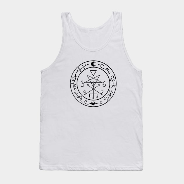 Sigil Lilith Tank Top by OccultOmaStore